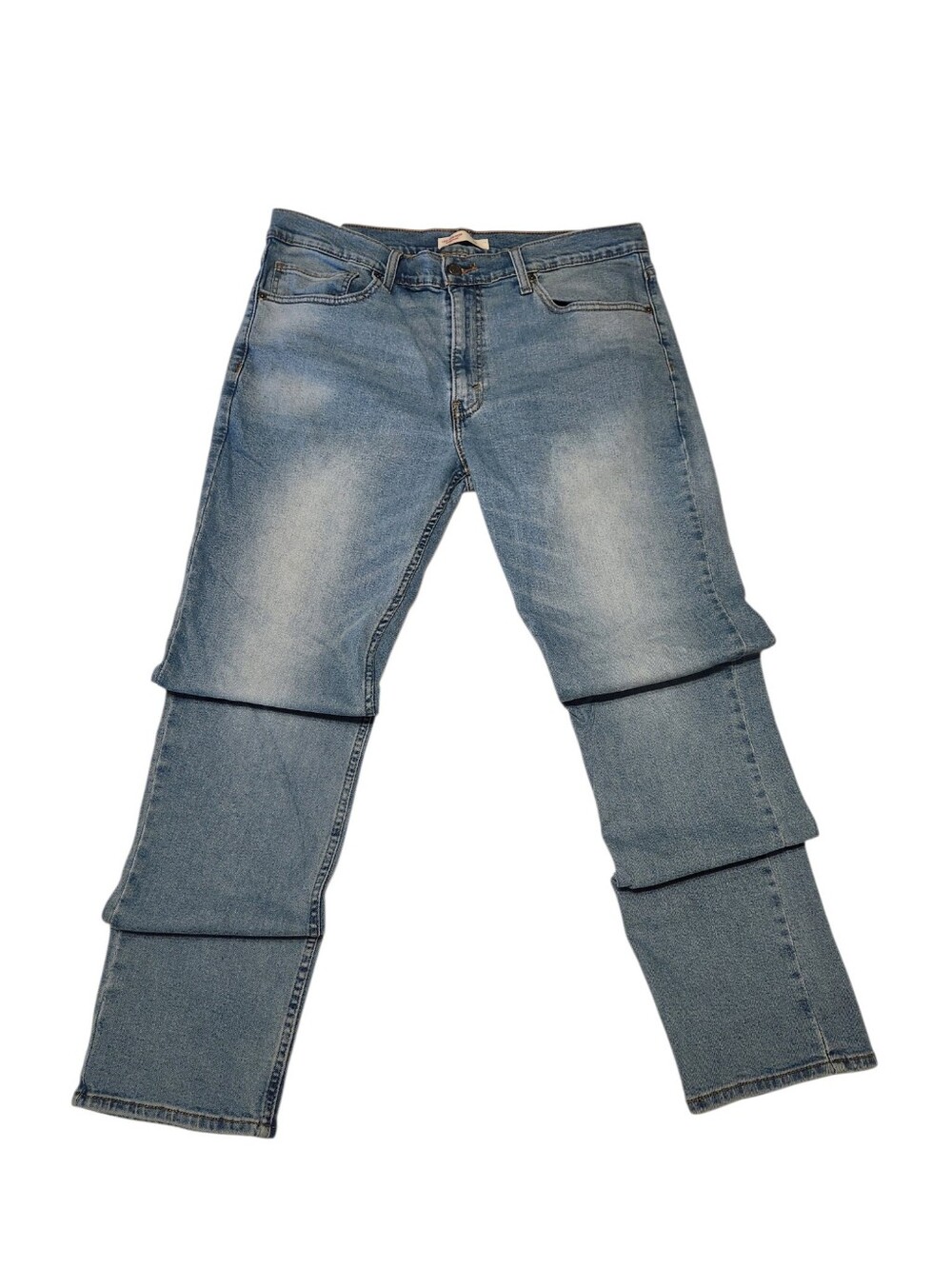 Men's 36x32 Jeans Signature by Levi Strauss & Co. Blue Denim Slim Fit Straight